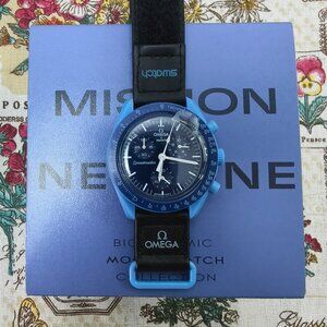 🎊NWT🎊Swatch X Omega MoonSwatch Mission To The Neptune Watch